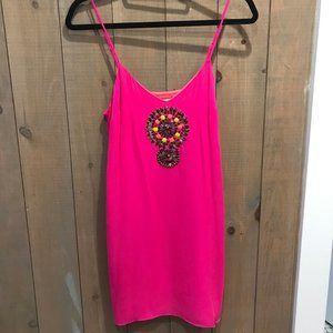 Tibi Size 2 Hot pink Spaghetti Strap Dress